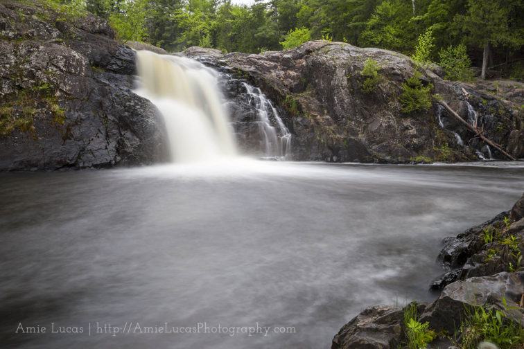 Second drop of Dead River Falls