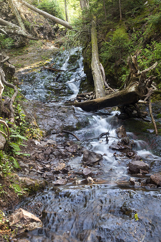 Jacob's Creek above the lowest drop