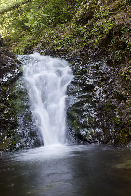 One of the upper drops of Jacob's Falls