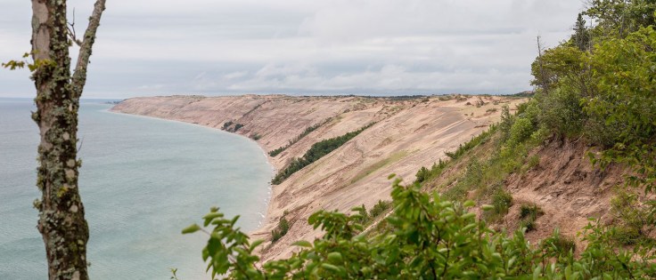 The dunes from the log slide