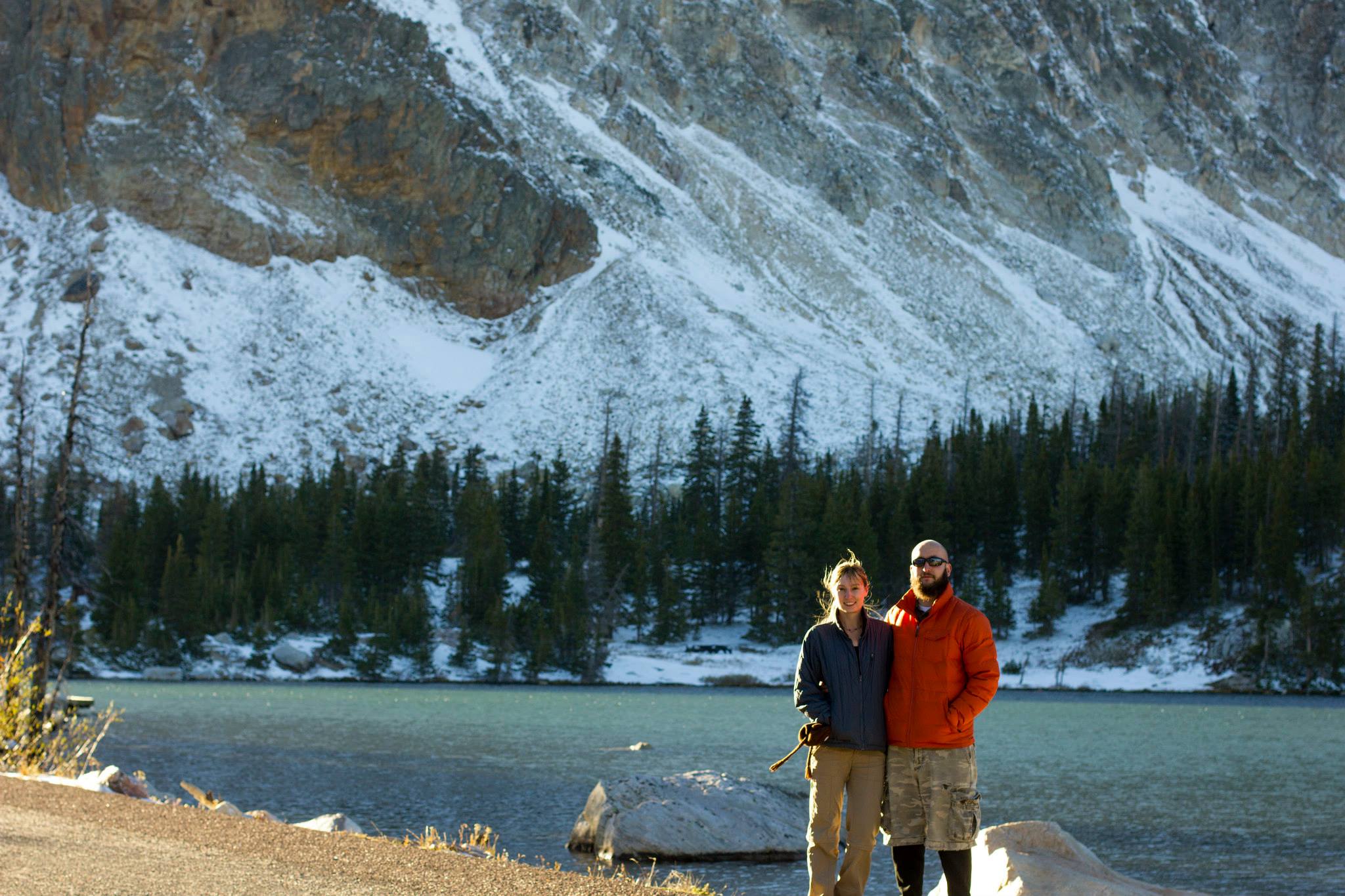 Amie and Steve at Mirror Lake