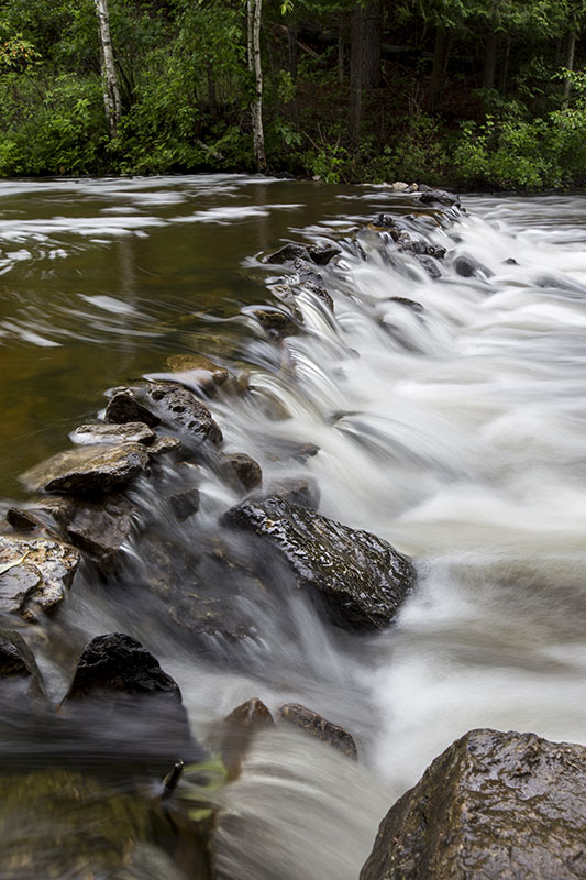 Rocks and water