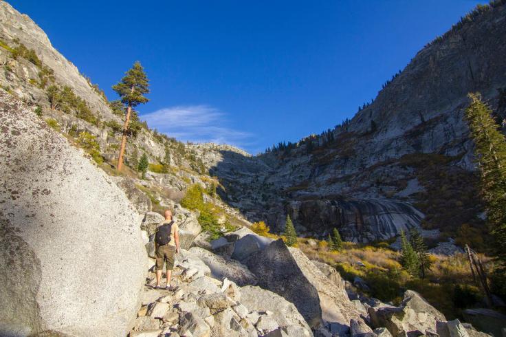 Steve hiking