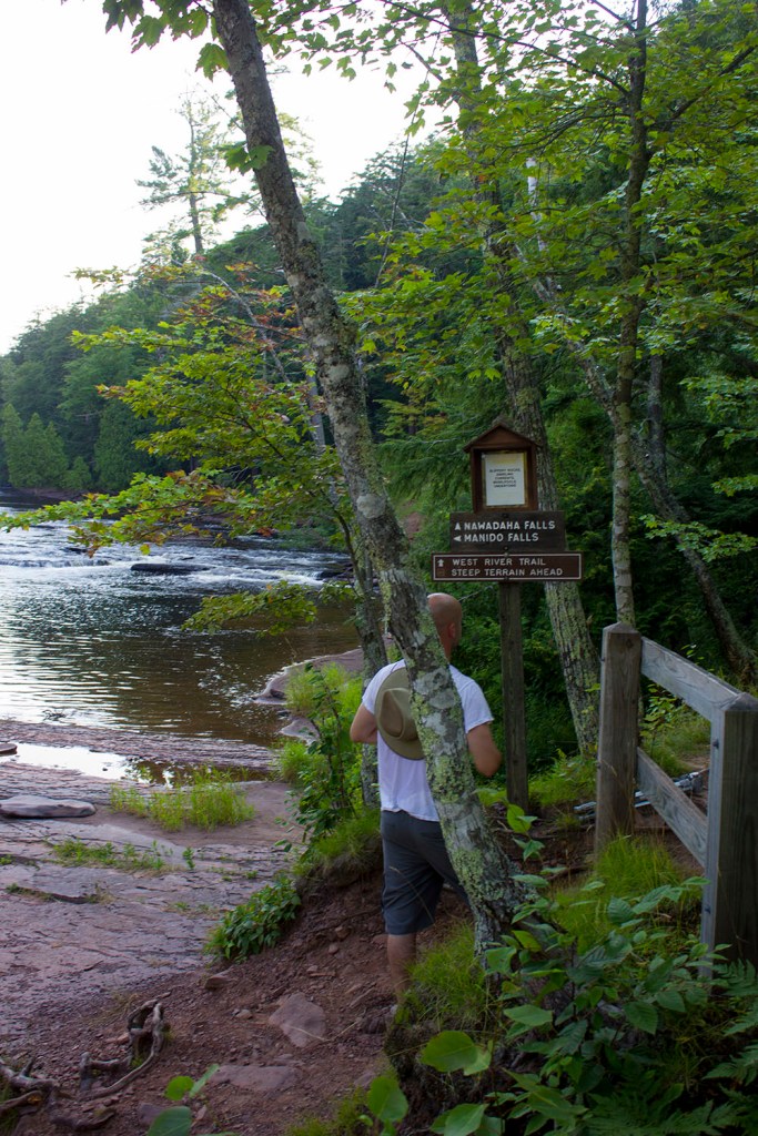 Steve on the NCT trail
