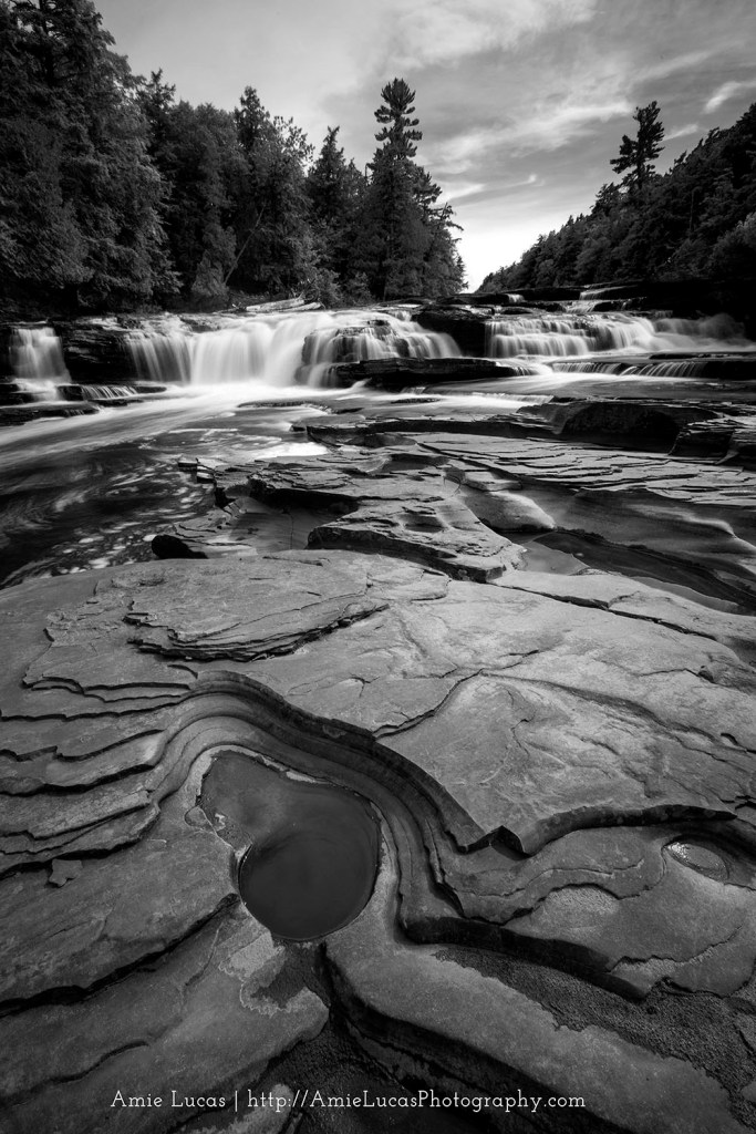 Manido Falls, photograph by Amie Lucas