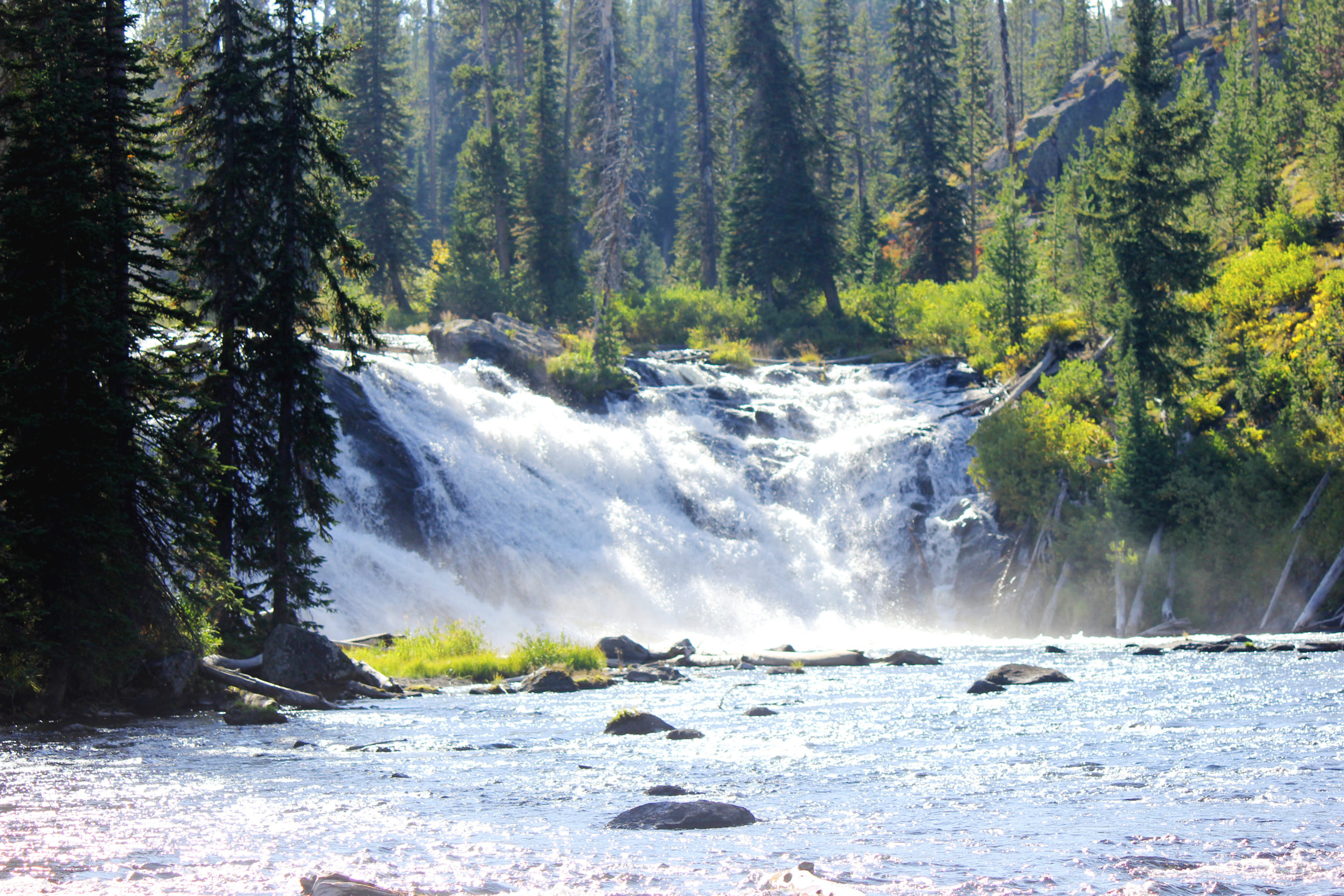 Waterfalls of Yellowstone: Lewis Falls