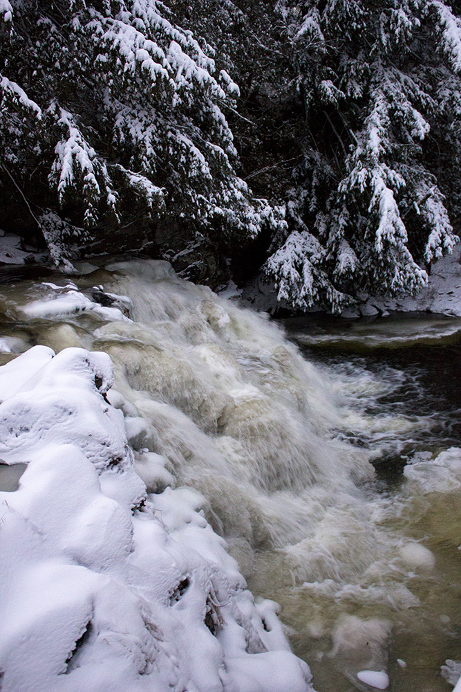 Powerhouse Falls from the side