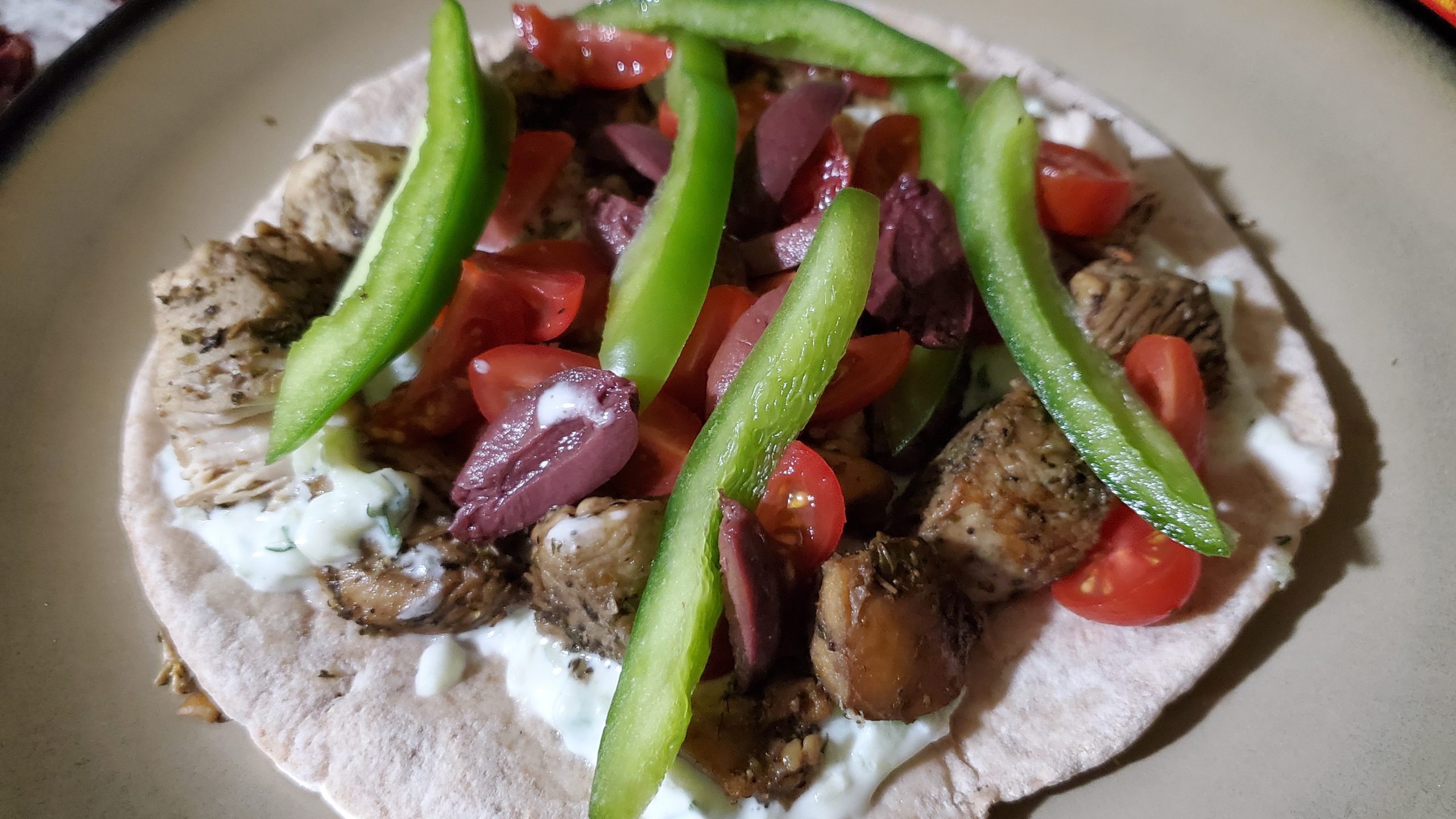 Chicken Souvlaki with Tzatziki Sauce