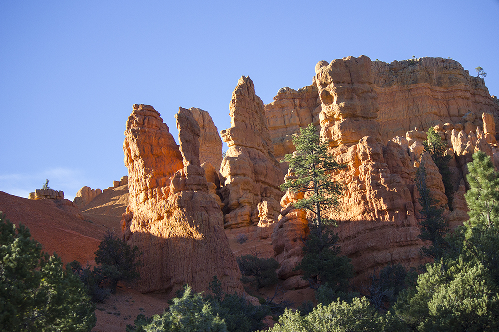 Red rock hoodoos in Red Canyon on Scenic Byway 12