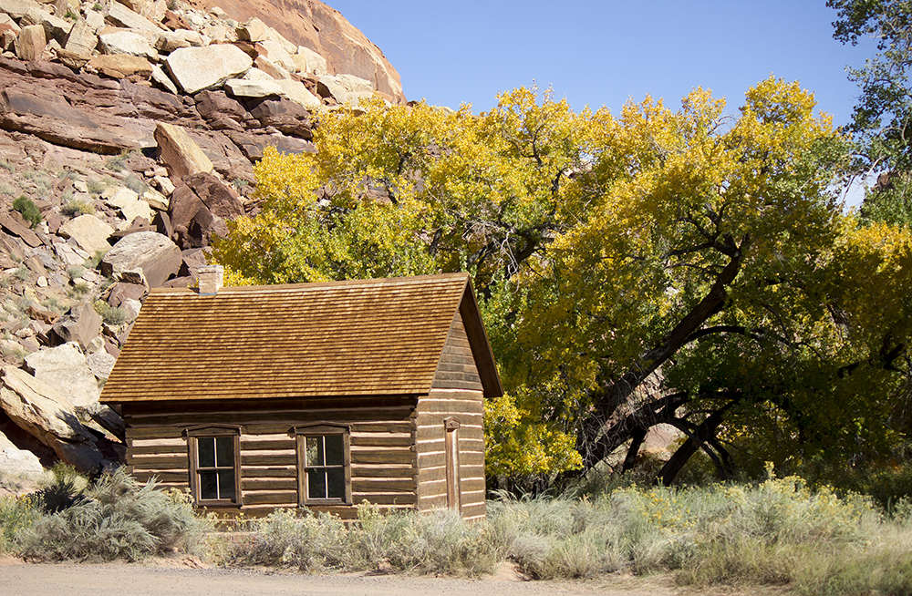 Old house in Capitol Reef National Park