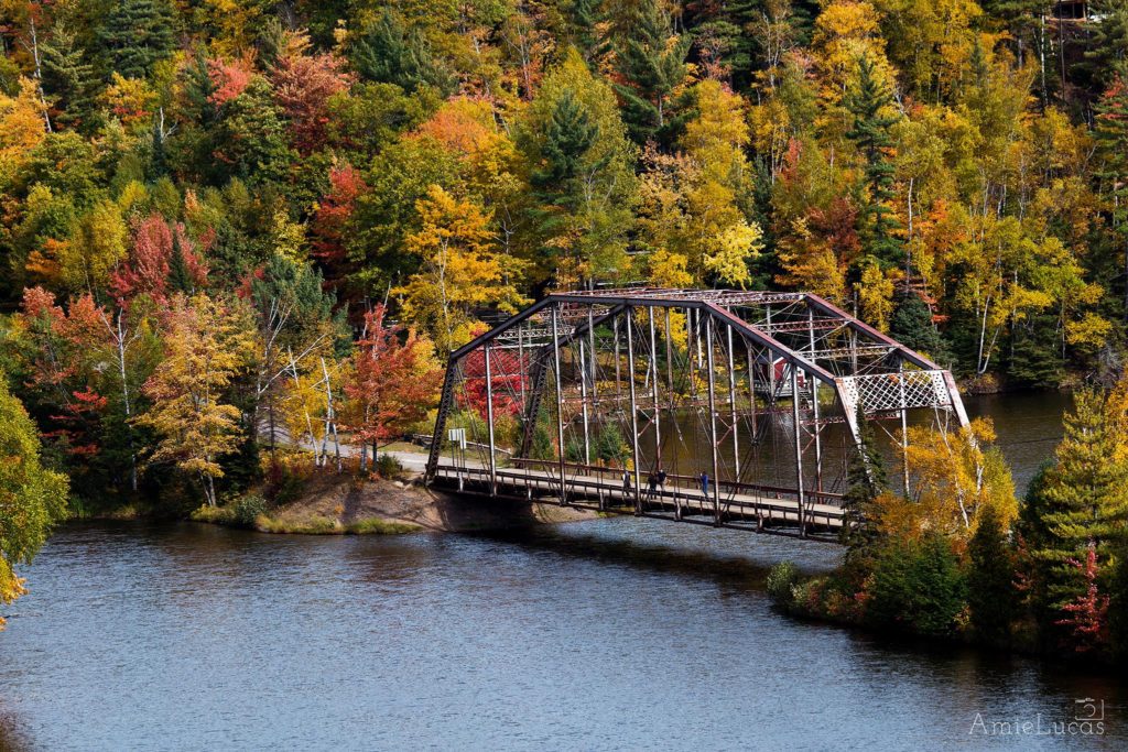 Old 510 Steel Bridge in Fall