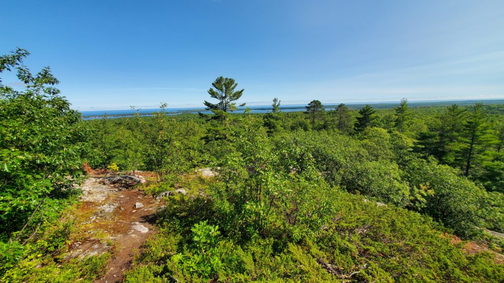 Lake Superior and Lake Independence from Powell Township Recreation Area