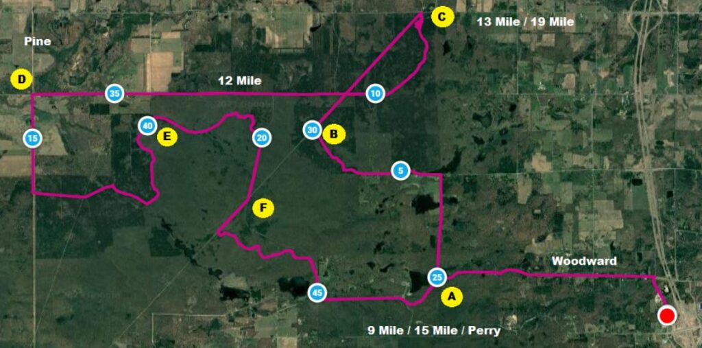 Hungerford Trail Map