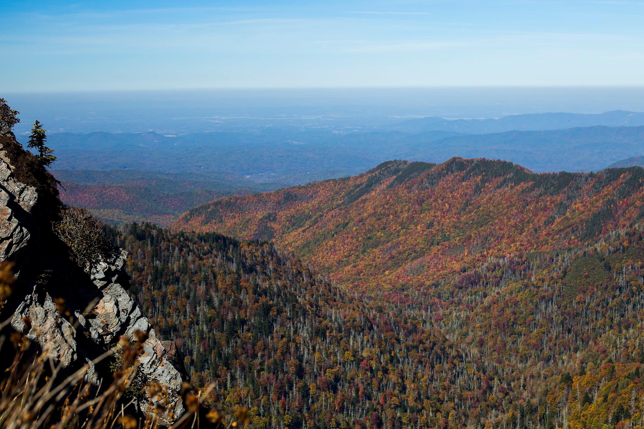 A Fall Hike in the Smoky Mountains: Charlies Bunion