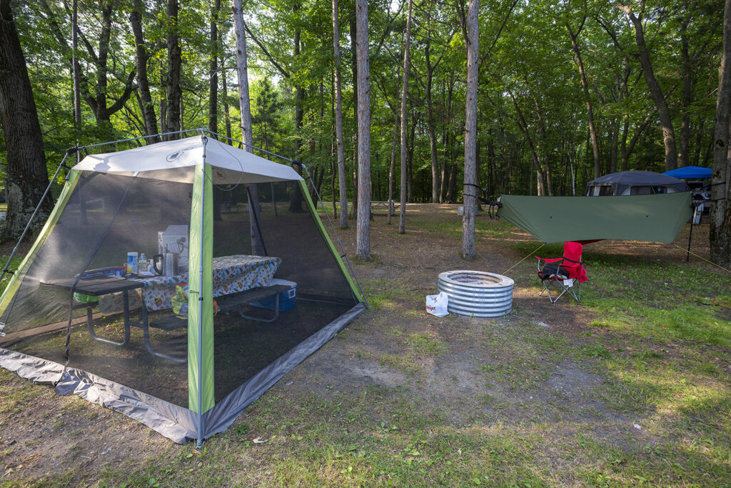 Our site at Sleeper State Park