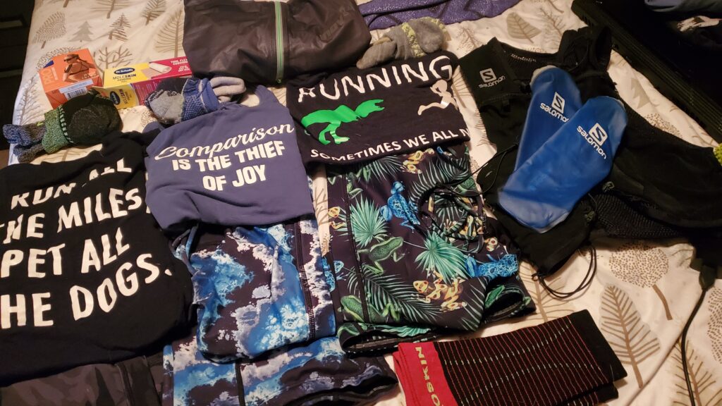 Apparel for a trail run