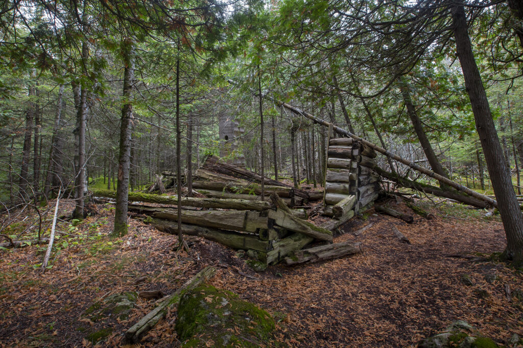 Abandoned Cabin along Bush Bay Trail