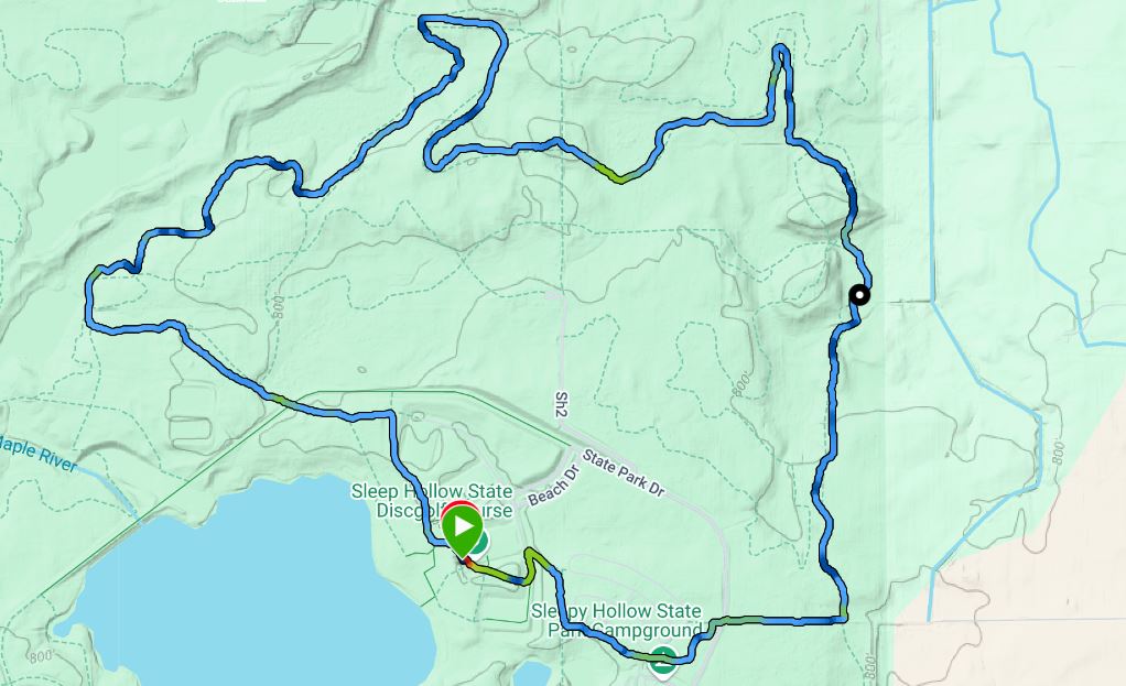 Full Moon 5 Course Map