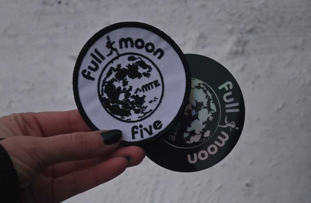 Full Moon 5 Patch and Sticker