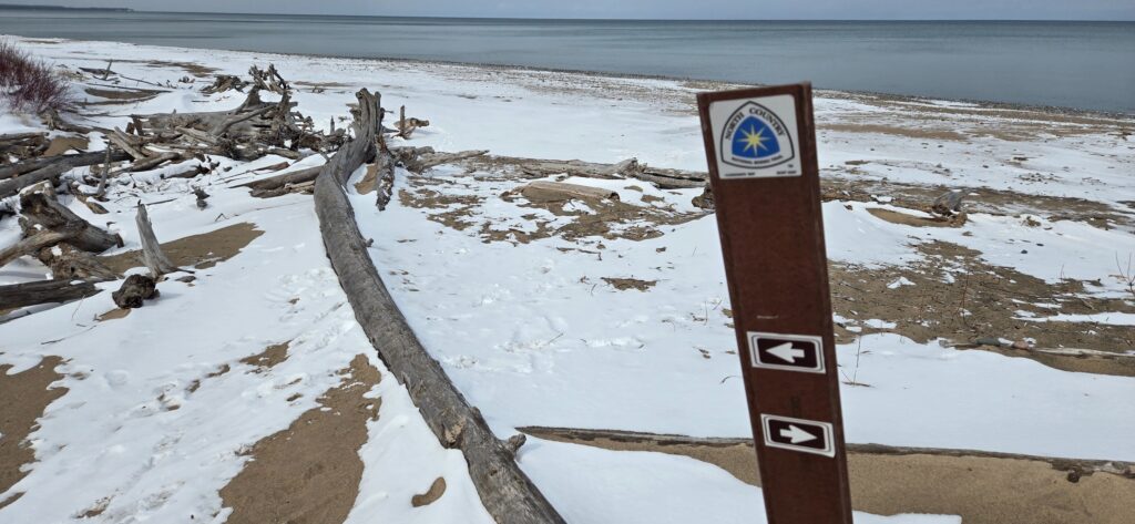 North Country Trail along Lake Superior