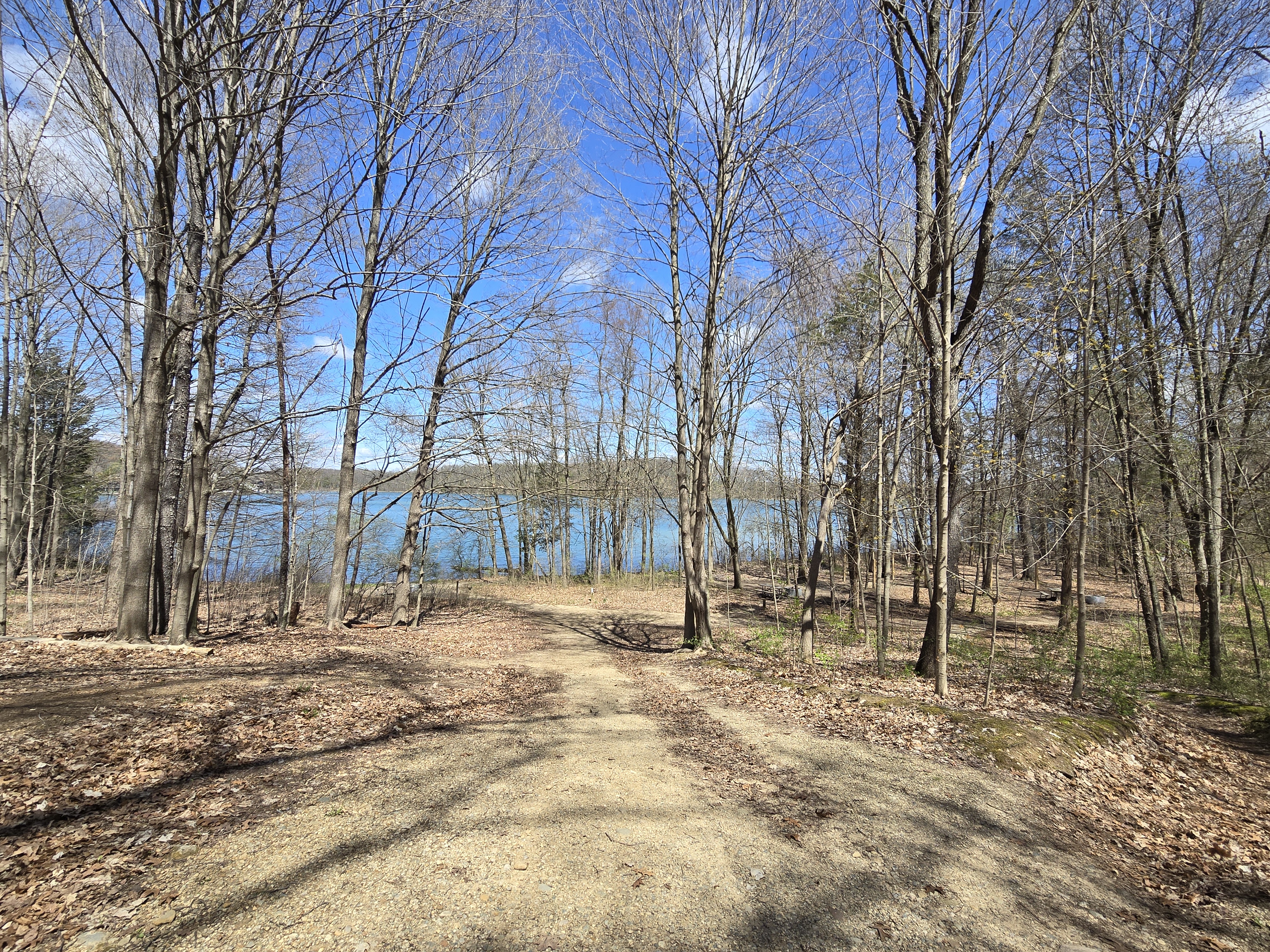 Lake view from the Trail Weekend trail