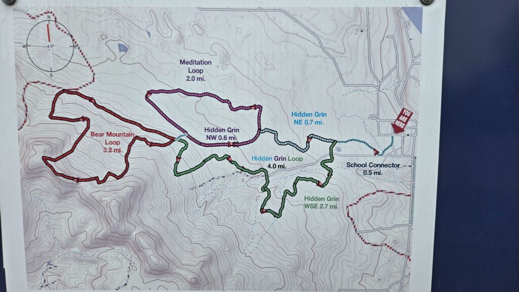 Map of the Big Bay Pathway