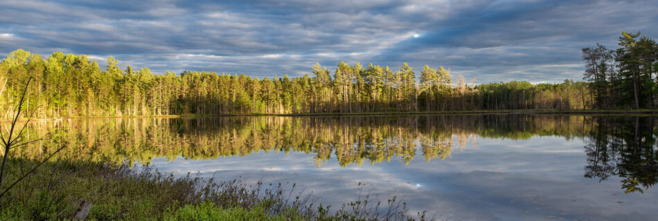 The scenic Island Lake