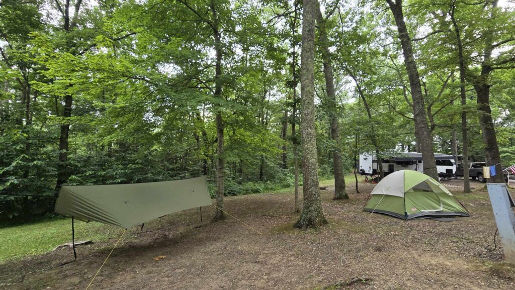 Hocking Hills State Park Campground Site 165