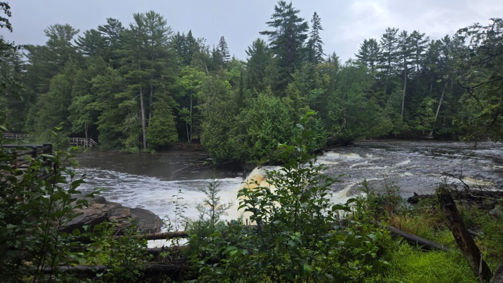 Lower Tahquamenon Falls from the trail