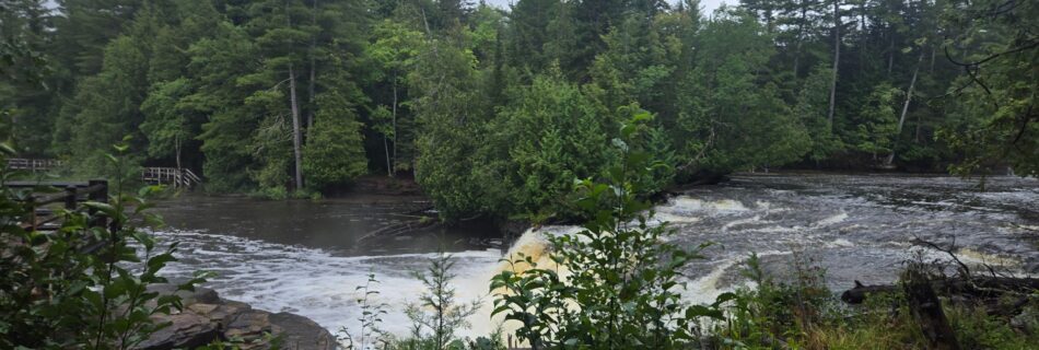 Lower Tahquamenon Falls from the trail