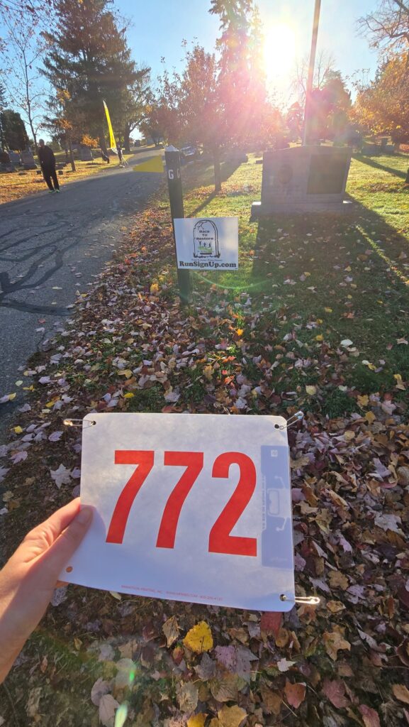 772 Bib at the Race to Restore