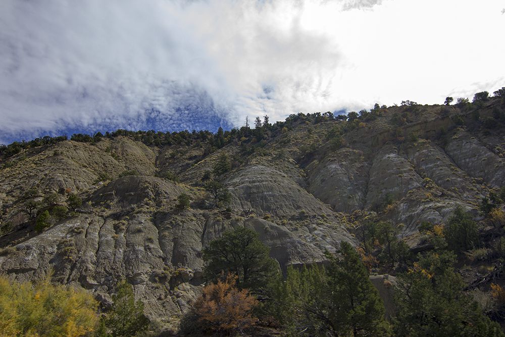 Giant rock wall