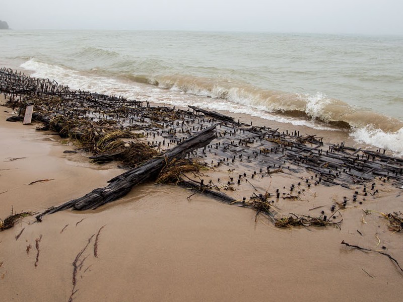 A Lighthouse and Shipwreck: 40 Mile&nbsp;Point