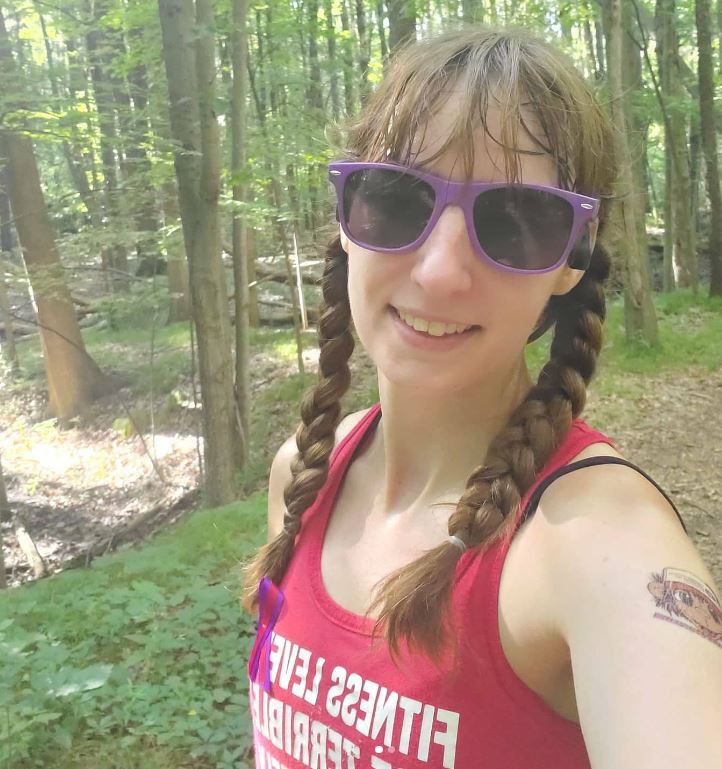 Amie Rally for Migraine on a run