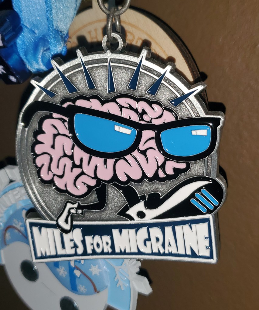Miles for Migraine medal