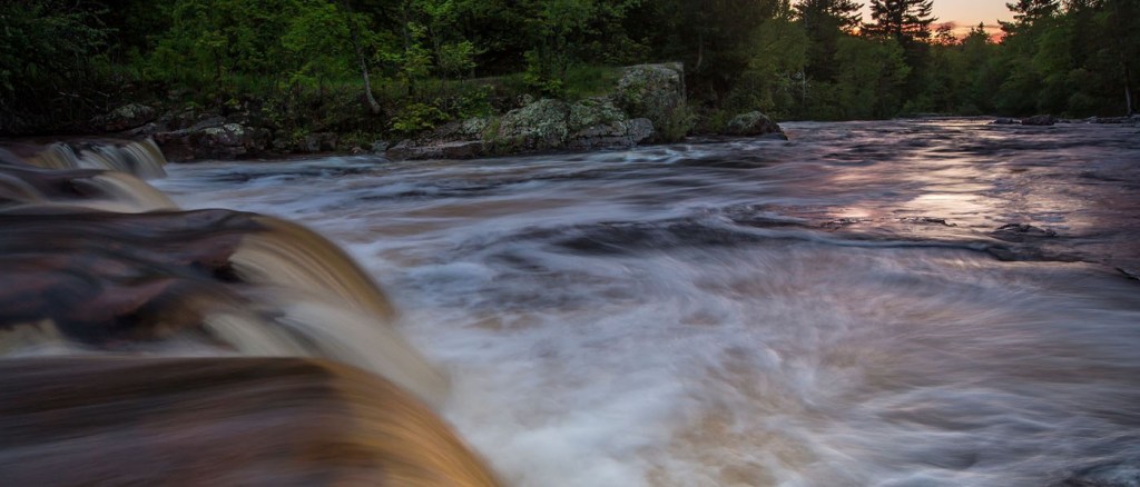 Huron River at Big Eric's Bridge State Forest Campground