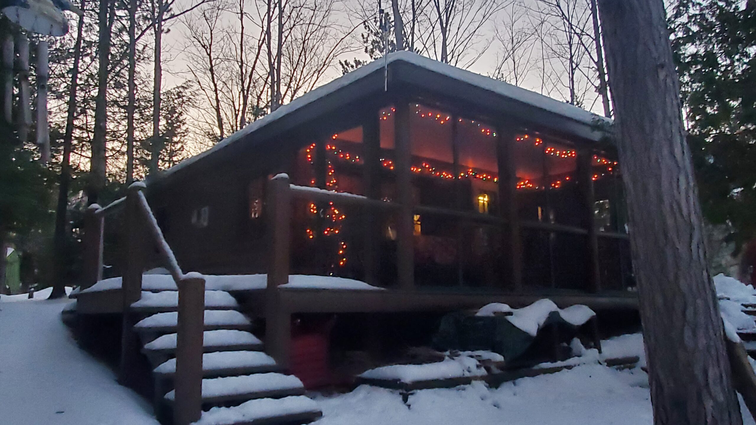 Cabin porch