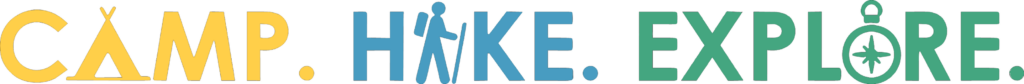 Camp.Hike.Explore. Logo