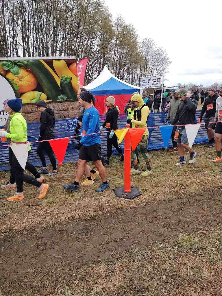 Amie in the start line at Bonfyre Trail Fest